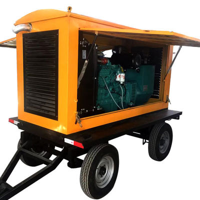 Automatic Switch 120KW Dongfeng Kangmingsi Diesel Generator Set Trailer with Rain Shelter