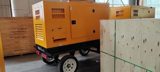 30KW Kangmingsi Generator Set with ISO9001 Sound Attenuated Enclosure Water Cooling System Mobile Trailer and Auto Start