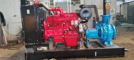200KW Kangmingsi Water Pump Unit Diesel Generator Set with ISO9001 Sound Attenuated Enclosure and Air Filter