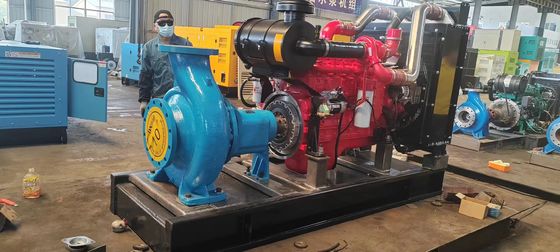 200KW Kangmingsi Water Pump Unit Diesel Generator Set with ISO9001 Sound Attenuated Enclosure and Air Filter