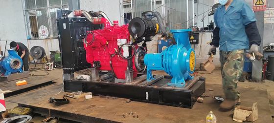 200KW Kangmingsi Water Pump Unit Diesel Generator Set with ISO9001 Sound Attenuated Enclosure and Air Filter