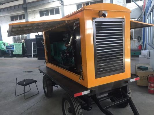 Automatic Switch 120KW Dongfeng Kangmingsi Diesel Generator Set Trailer with Rain Shelter