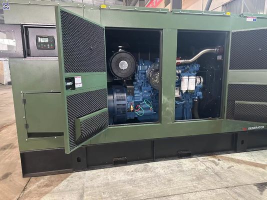 Guangxi Yuchai 375KVA Silent Speaker Diesel Generator Set with Water Cooling System