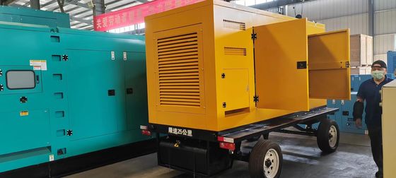 500KVA WEICHAI Mobile Car Silent Speaker Generator Set 400KW Backup Emergency Power Supply Self Starting System