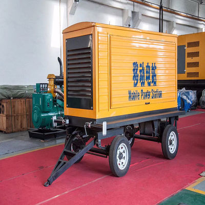 100KW Weichai Portable Diesel Generator Set with Air Filter and Soundproof Enclosure