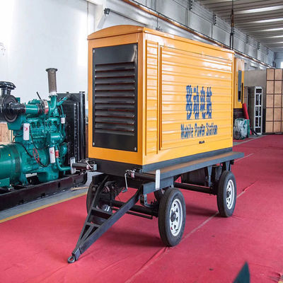 100KW Weichai Portable Diesel Generator Set with Air Filter and Soundproof Enclosure