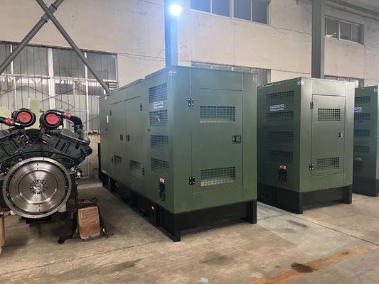 375KVA 400V Silent Box Diesel Generator Set for Emergency Backup Power Supply in Guangxi