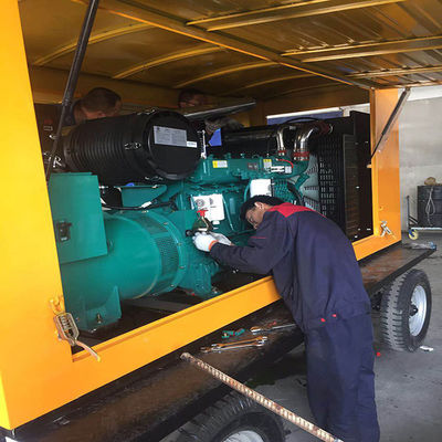 200KW Weichai Diesel Generator Set Trailer with Pure Copper Motor and Water Cooling System