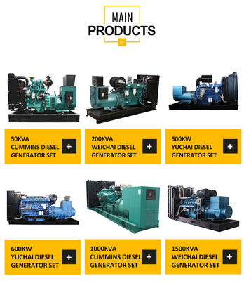 500KW Weichai Diesel Generator Set for School Backup Emergency Power Control Self Start