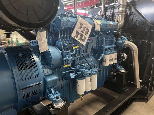 500KW Weichai Diesel Generator Set Auto Start Open Rack Type Backup Power Supply Solution
