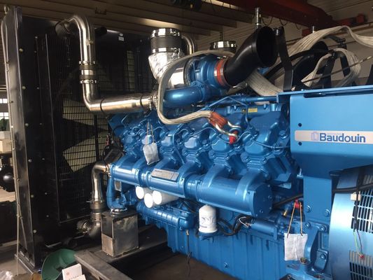 Large School Backup Emergency Power Supply 1000KW Weichai Boduan Diesel Generator Set