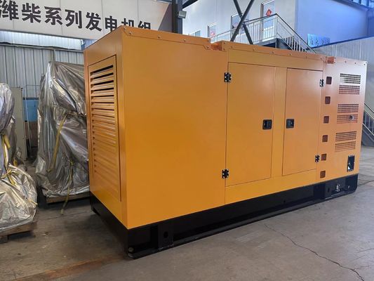 Water Cooling System 300KW Yuchai Diesel Generator Set for Silent Box Backup Power