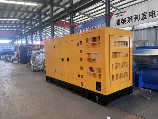 Water Cooling System 300KW Yuchai Diesel Generator Set for Silent Box Backup Power